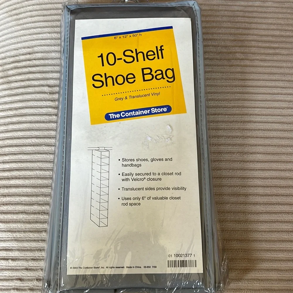The Container Store 10-shelf Shoe Bag